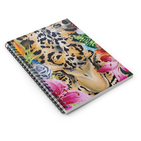 Leopard in the Tropics Spiral Notebook - Ruled Line - Image 3